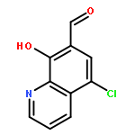 7-Quinolinecarboxaldehyde, 5-chloro-8-hydroxy-