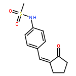 Methanesulfonamide, N-[4-[(E)-(2-oxocyclopentylidene)methyl]phenyl]-