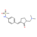 Methanesulfonamide,N-[4-[(E)-[3-[(dimethylamino)methyl]-2-oxocyclopentylidene]methyl]phenyl]-