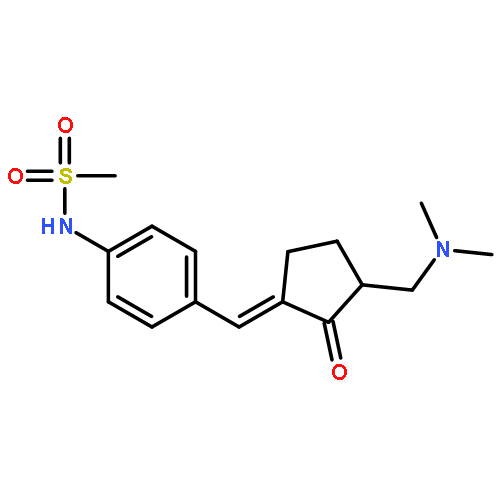 Methanesulfonamide,N-[4-[(E)-[3-[(dimethylamino)methyl]-2-oxocyclopentylidene]methyl]phenyl]-