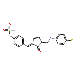 Methanesulfonamide,N-[4-[(E)-[3-[[(4-fluorophenyl)amino]methyl]-2-oxocyclopentylidene]methyl]phenyl]-