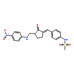 Methanesulfonamide,N-[4-[(E)-[3-[[(4-nitrophenyl)amino]methyl]-2-oxocyclopentylidene]methyl]phenyl]-