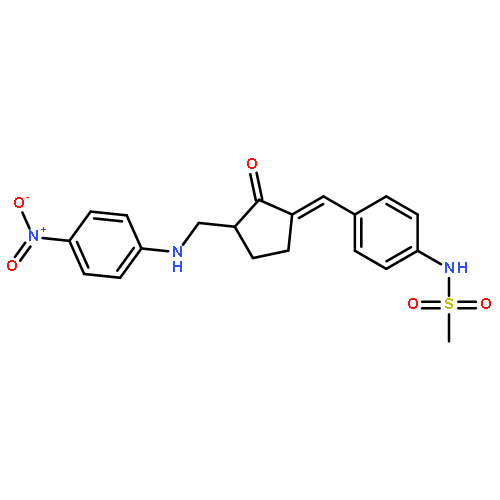 Methanesulfonamide,N-[4-[(E)-[3-[[(4-nitrophenyl)amino]methyl]-2-oxocyclopentylidene]methyl]phenyl]-