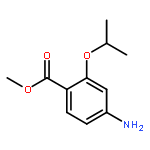 Benzoic acid, 4-amino-2-(1-methylethoxy)-, methyl ester