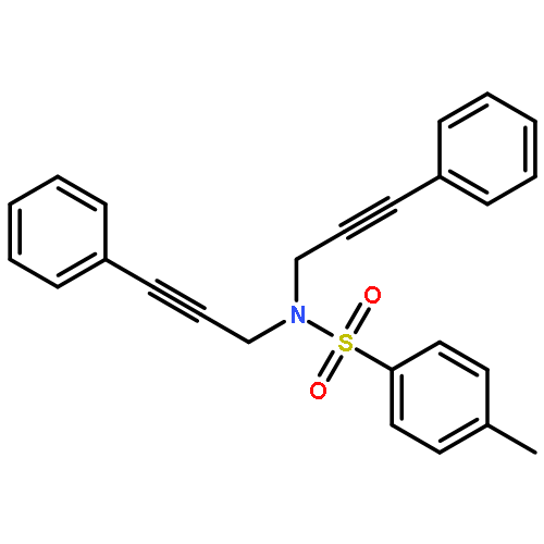 Benzenesulfonamide, 4-methyl-N,N-bis(3-phenyl-2-propynyl)-