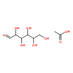 acetic acid,2,3,4,5,6-pentahydroxyhexanal