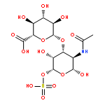 (5ξ)-2-(Carboxyamino)-2-deoxy-3-O-β-D-glucopyranuronosyl-4-O-sulf o-α-L-arabino-hexopyranose