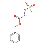 CARBAMIC ACID, [(METHYLSULFONYL)OXY]-, PHENYLMETHYL ESTER