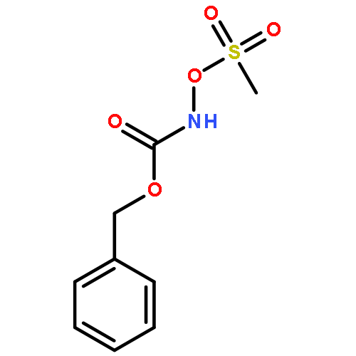 CARBAMIC ACID, [(METHYLSULFONYL)OXY]-, PHENYLMETHYL ESTER