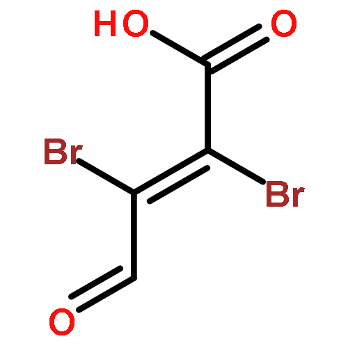 2-Butenoic acid, 2,3-dibromo-4-oxo-, (2E)-