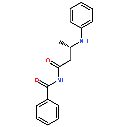 BENZAMIDE, N-[(3S)-1-OXO-3-(PHENYLAMINO)BUTYL]-