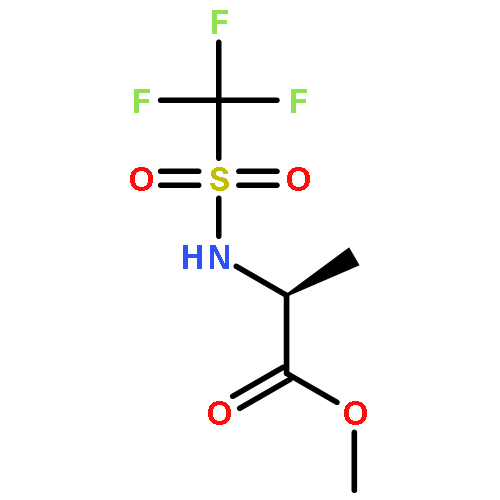 L-alanine, N-[(trifluoromethyl)sulfonyl]-, methyl ester