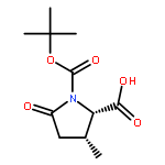 1,2-Pyrrolidinedicarboxylic acid, 3-methyl-5-oxo-, 1-(1,1-dimethylethyl) ester, (2S,3R)-