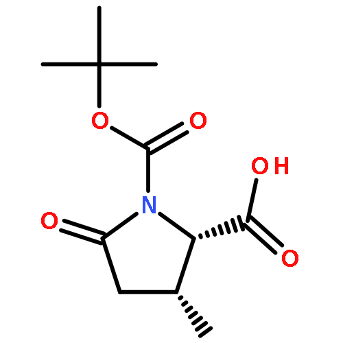 1,2-Pyrrolidinedicarboxylic acid, 3-methyl-5-oxo-, 1-(1,1-dimethylethyl) ester, (2S,3R)-