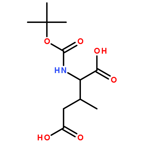 (3R)-N-(tert-Butyloxycarbonyl)-3-methyl-L-glutamic Acid