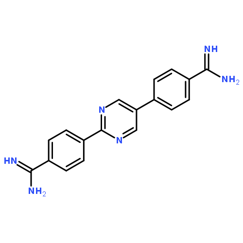 Benzenecarboximidamide, 4,4'-(2,5-pyrimidinediyl)bis-