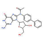 8-[acetyl(biphenyl-4-yl)amino]-2'-deoxyguanosine