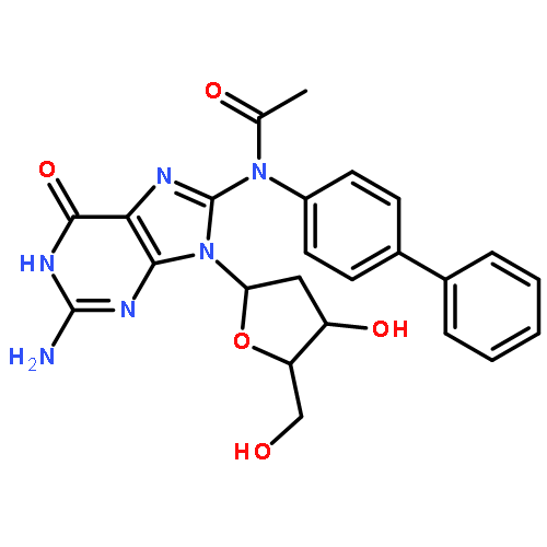 8-[acetyl(biphenyl-4-yl)amino]-2'-deoxyguanosine