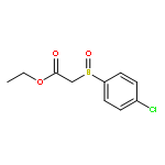 Ethyl 2-((4-chlorophenyl)sulfinyl)acetate