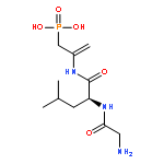 L-LEUCINAMIDE, GLYCYL-N-[1-(PHOSPHONOMETHYL)ETHENYL]-