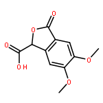 1,3-dihydro-5,6-dimethoxy-3-oxo-1-isobenzofurancarboxylic acid