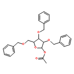 2,3,5-Tris-O-benzyl-beta-D-ribofuranose acetate