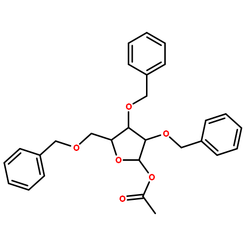 2,3,5-Tris-O-benzyl-beta-D-ribofuranose acetate