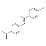 1,4-BENZENEDIAMINE, N'-[1-(4-CHLOROPHENYL)ETHYLIDENE]-N,N-DIMETHYL-