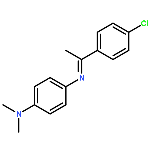 1,4-BENZENEDIAMINE, N'-[1-(4-CHLOROPHENYL)ETHYLIDENE]-N,N-DIMETHYL-