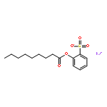 Nonanoic acid,sulfophenyl ester, sodium salt (1:1)