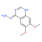 4(1H)-Quinazolinone, 6,7-dimethoxy-, hydrazone