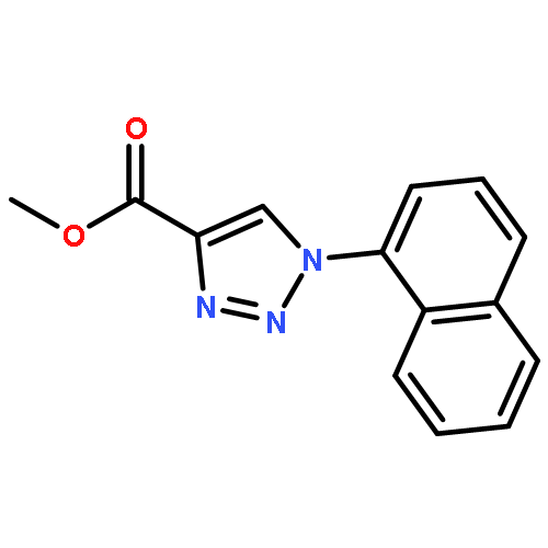 1H-1,2,3-TRIAZOLE-4-CARBOXYLIC ACID, 1-(1-NAPHTHALENYL)-, METHYL ESTER