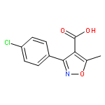 3-(4-Chlorophenyl)-5-methylisoxazole-4-carboxylic acid