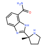 2-[(2R)-2-Methylpyrrolidin-2-yl]-1H-benimidazole-4-carboxamide