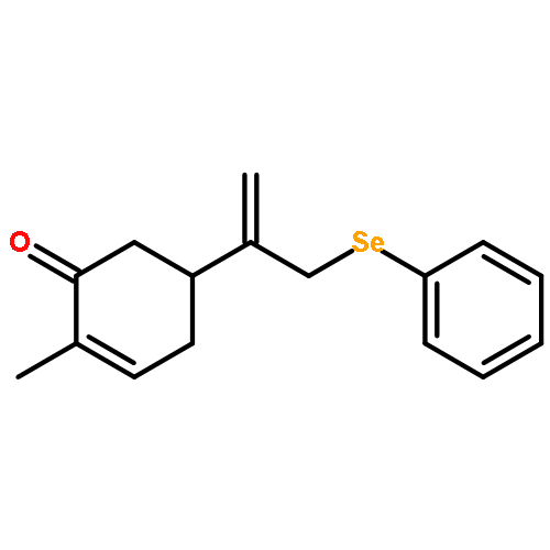 2-Cyclohexen-1-one, 2-methyl-5-[1-[(phenylseleno)methyl]ethenyl]-