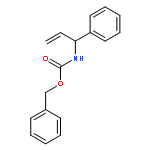 Carbamic acid, (1-phenyl-2-propenyl)-, phenylmethyl ester