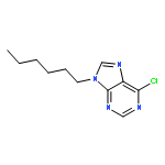 6-chloro-9-hexylpurine