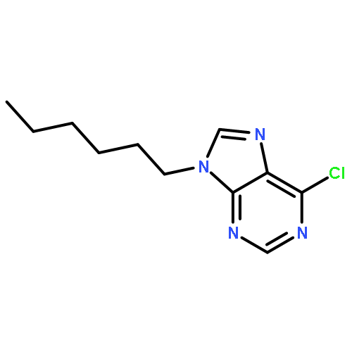 6-chloro-9-hexylpurine