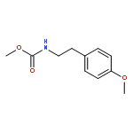 Carbamic acid, [2-(4-methoxyphenyl)ethyl]-, methyl ester