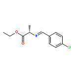 L-Alanine, N-[(4-chlorophenyl)methylene]-, ethyl ester