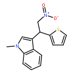 1H-INDOLE, 1-METHYL-3-[2-NITRO-1-(2-THIENYL)ETHYL]-