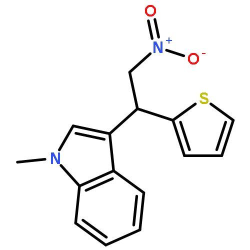 1H-INDOLE, 1-METHYL-3-[2-NITRO-1-(2-THIENYL)ETHYL]-