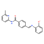 Benzamide, N-(6-methyl-2-pyridinyl)-4-[(oxidophenylimino)methyl]-