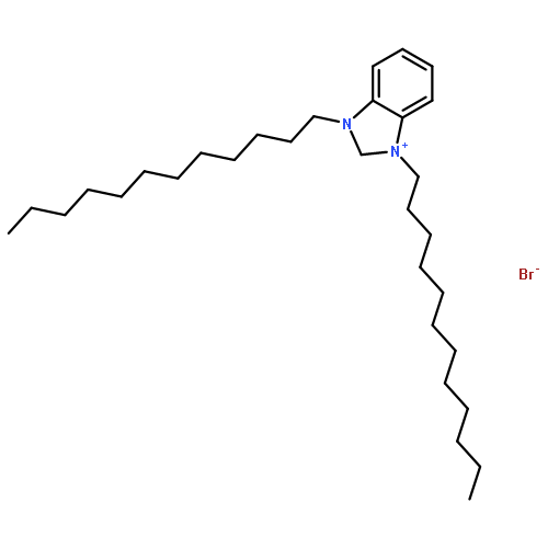 1H-Benzimidazolium, 1,3-didodecyl-, bromide