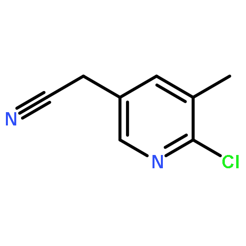 6-chloro-5-methyl-3-Pyridineacetonitrile