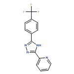 PYRIDINE, 2-[5-[4-(TRIFLUOROMETHYL)PHENYL]-1H-1,2,4-TRIAZOL-3-YL]-