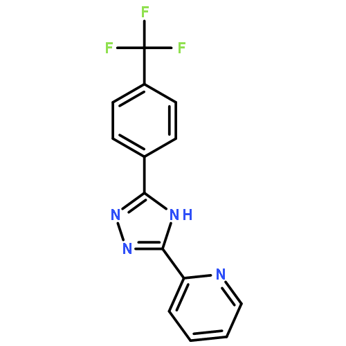 PYRIDINE, 2-[5-[4-(TRIFLUOROMETHYL)PHENYL]-1H-1,2,4-TRIAZOL-3-YL]-