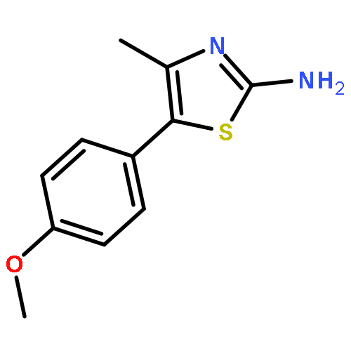 2-Thiazolamine, 5-(4-methoxyphenyl)-4-methyl-