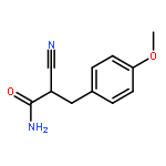 2-cyano-3-(4-methoxyphenyl)propanamide