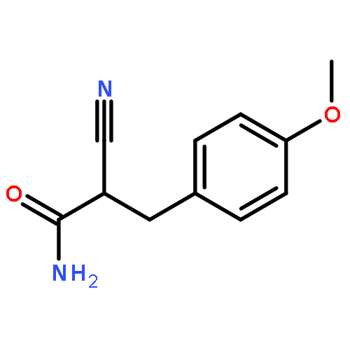 2-cyano-3-(4-methoxyphenyl)propanamide